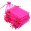 Bolsas de Organza -Fucsia