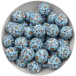 Bola de silicona Φ15mm-diamante azul